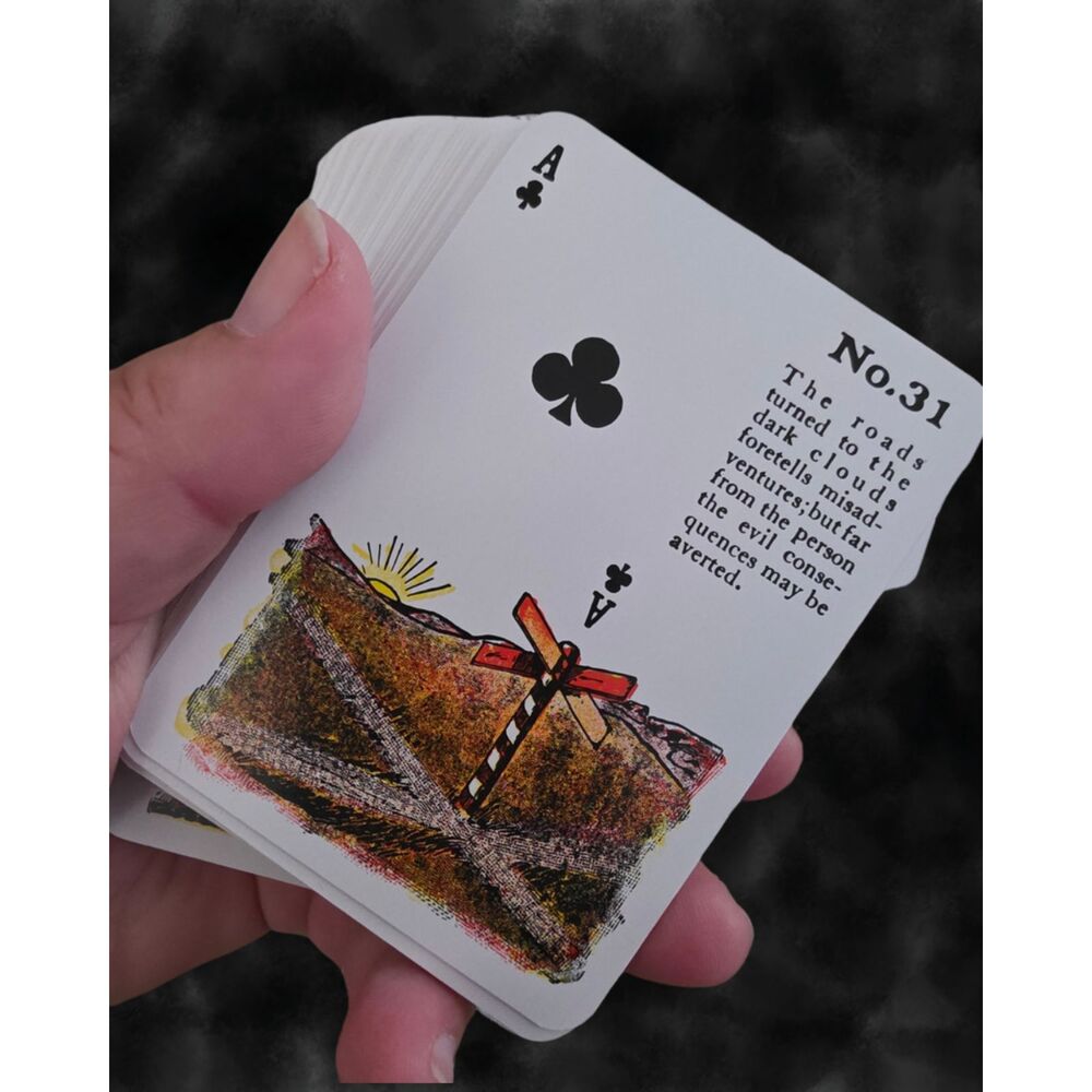 Vintage Gypsy Witch Fortune Telling Playing Cards Deck US Games Systems Complete